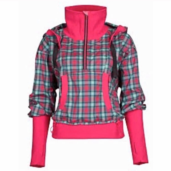 lululemon athletica Jackets & Blazers - Lululemon Run Reflection Pullover Senorita Plaid 8